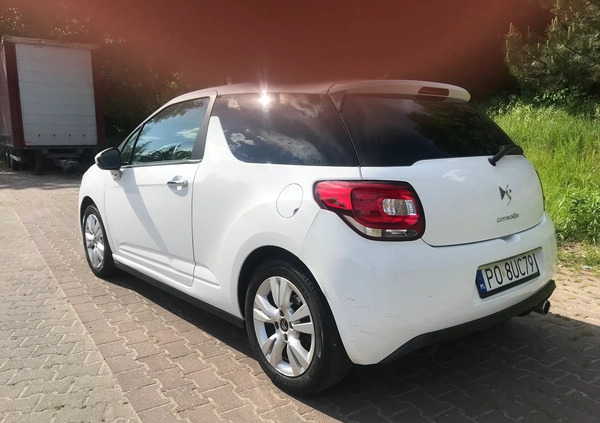 Citroen DS3 cena 20500 przebieg: 154000, rok produkcji 2011 z Poznań małe 16